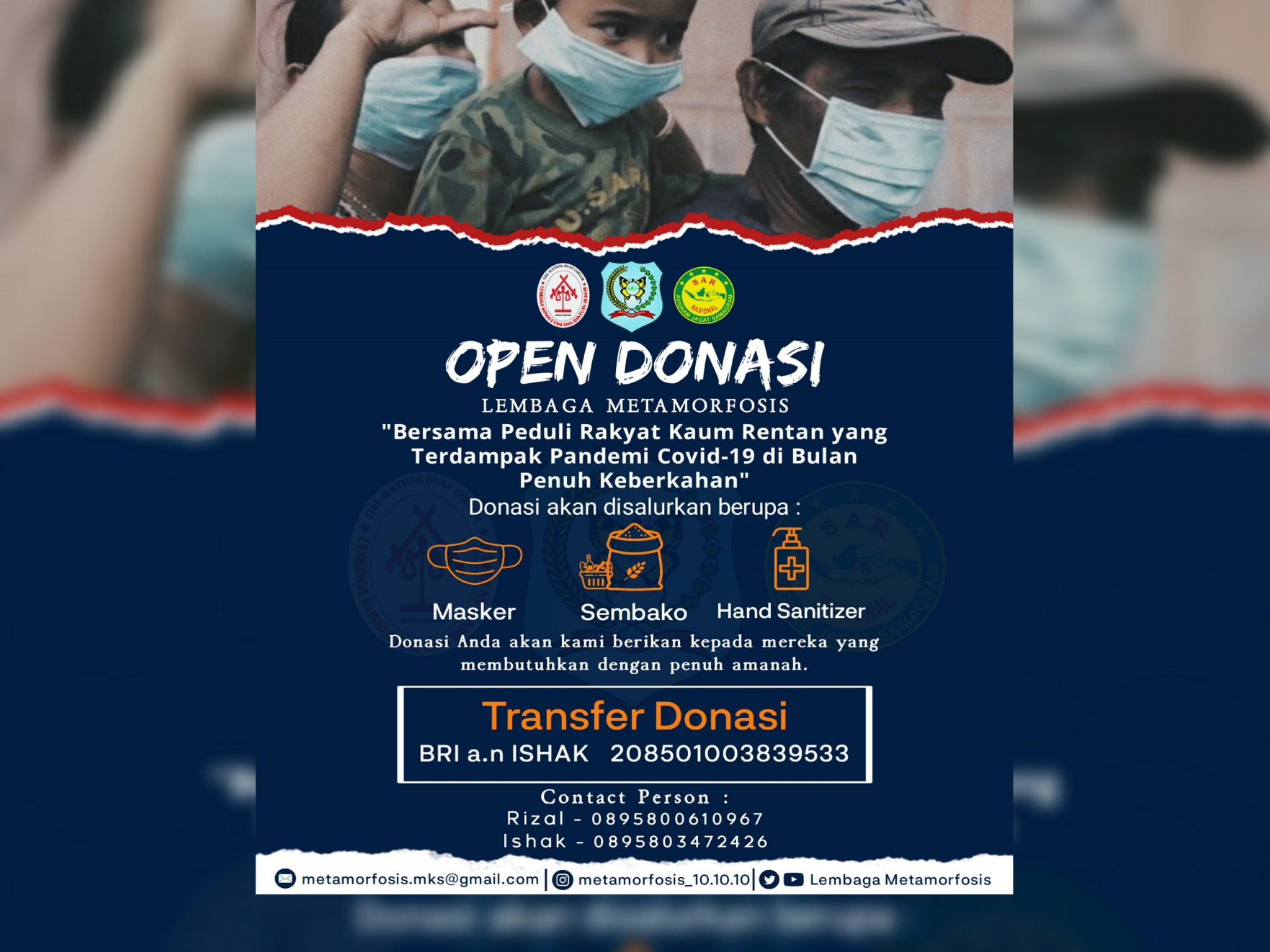 Detail Contoh Pamflet Open Donasi Nomer 15