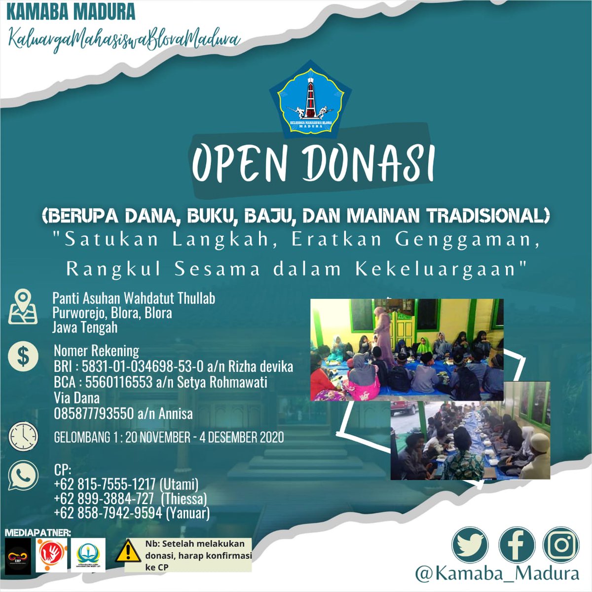 Detail Contoh Pamflet Open Donasi Nomer 24