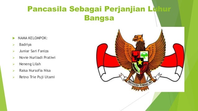 Detail Contoh Pancasila Sebagai Perjanjian Luhur Nomer 3