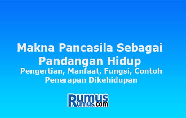 Detail Contoh Pandangan Hidup Nomer 14