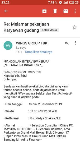 Detail Contoh Panggilan Interview Via Whatsapp Nomer 49