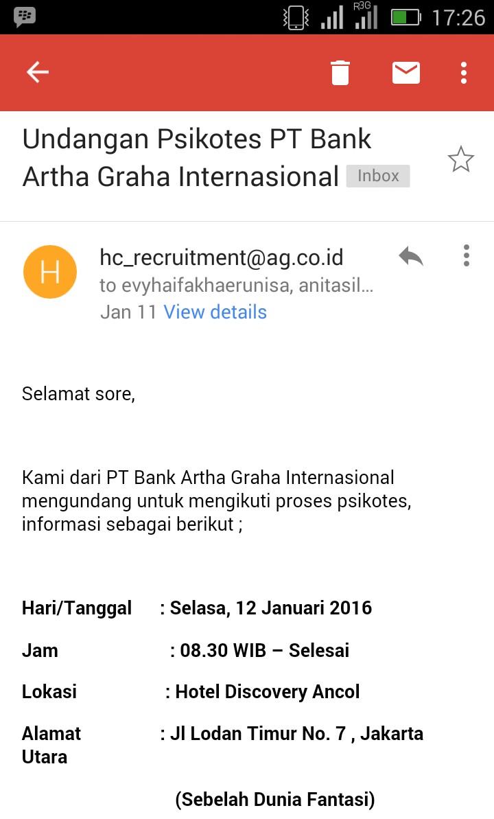 Detail Contoh Panggilan Interview Via Whatsapp Nomer 52