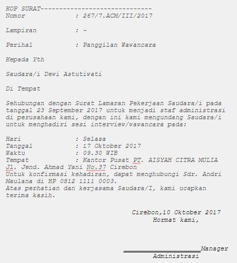 Detail Contoh Panggilan Interview Via Whatsapp Nomer 53