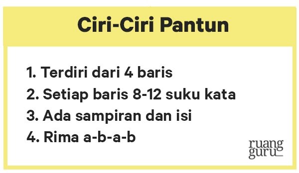 Detail Contoh Pantun 2 Bait Nomer 47