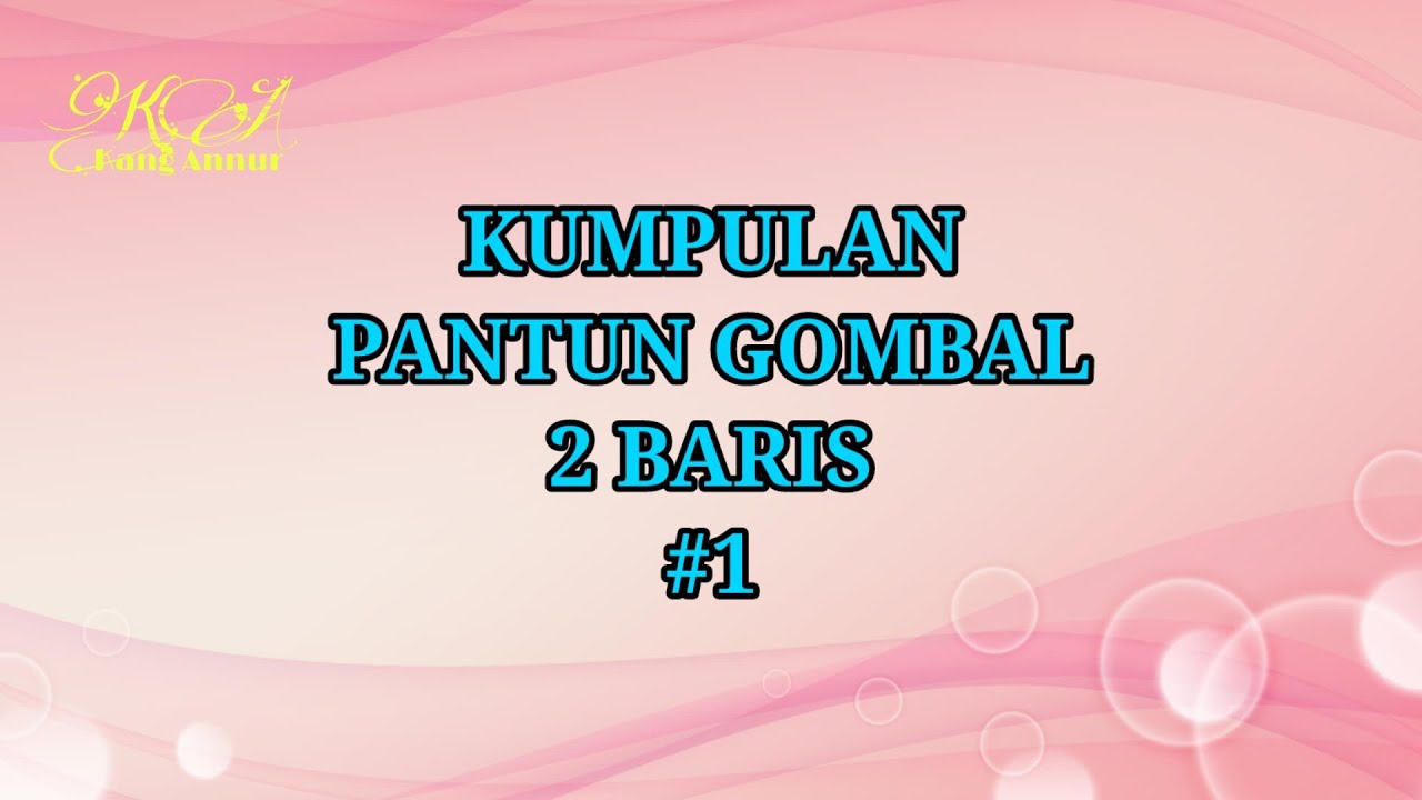 Detail Contoh Pantun 2 Baris Nomer 16