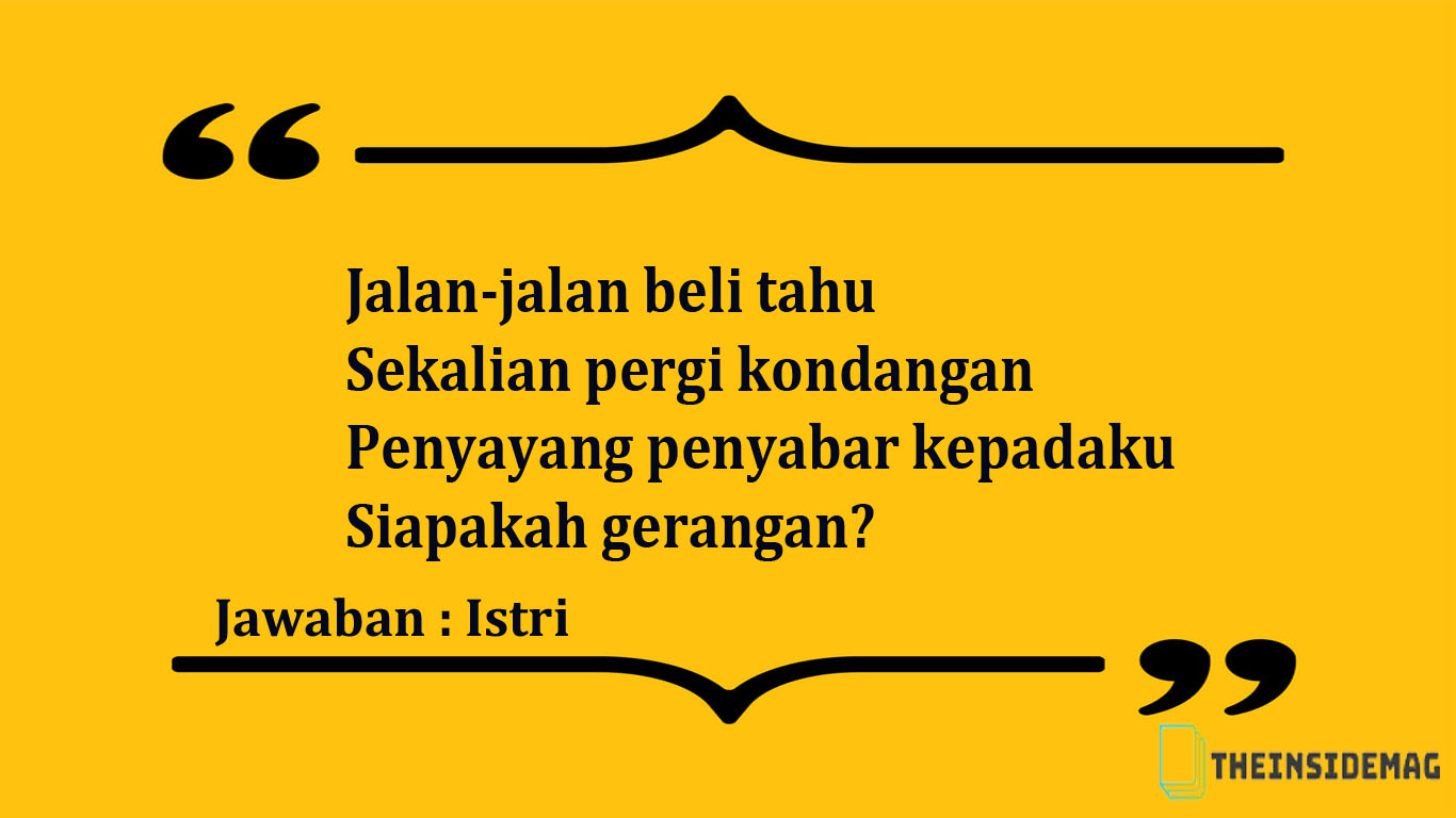 Detail Contoh Pantun 2 Baris Nomer 21