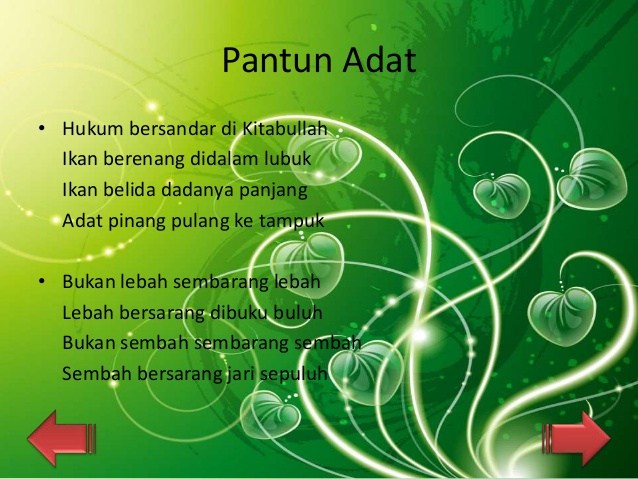 Detail Contoh Pantun Adat Nomer 13