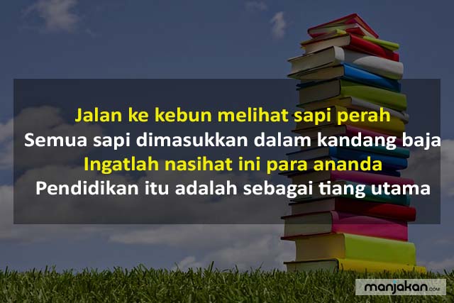 Detail Contoh Pantun Anak Anak Pendidikan Nomer 22