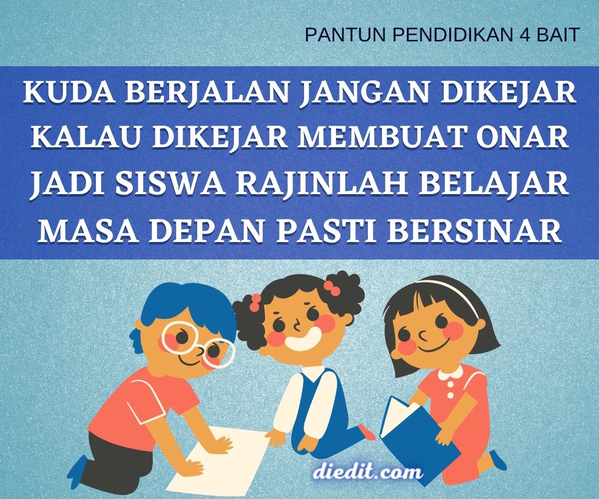 Detail Contoh Pantun Anak Anak Pendidikan Nomer 5