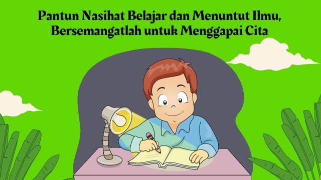 Detail Contoh Pantun Belajar Nomer 3