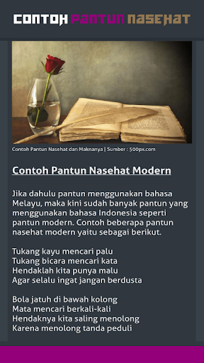 Detail Contoh Pantun Belajar Nomer 50