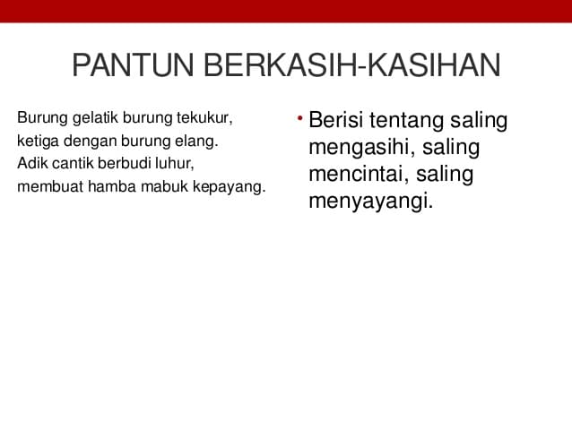 Detail Contoh Pantun Berkasih Kasihan Nomer 5