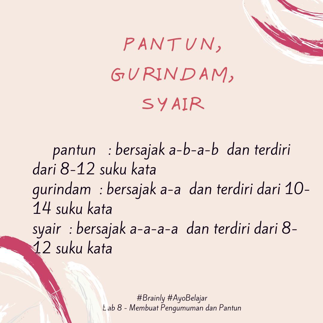 Detail Contoh Pantun Bersajak Abab Nomer 19