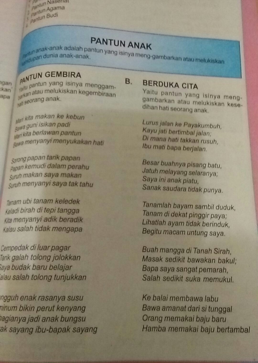 Detail Contoh Pantun Bersajak Abab Nomer 6