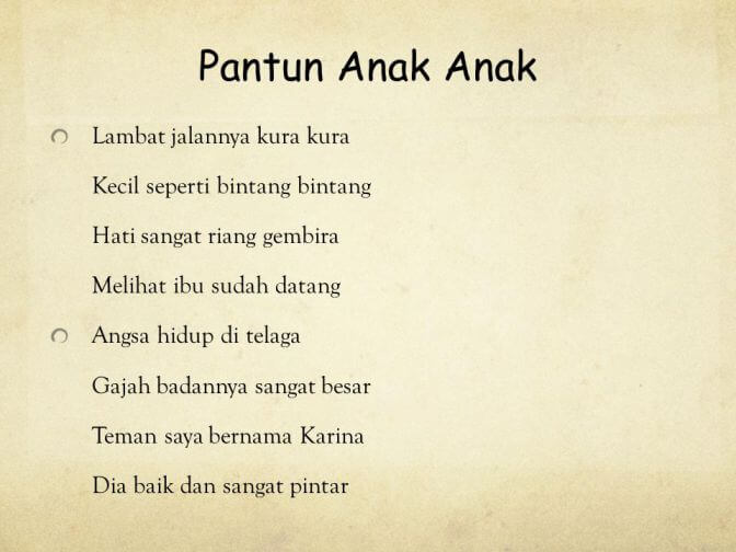 Detail Contoh Pantun Gembira Nomer 13