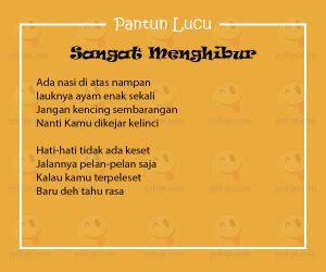 Detail Contoh Pantun Jenaka Anak Nomer 20