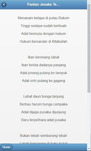 Detail Contoh Pantun Jenaka Anak Nomer 39