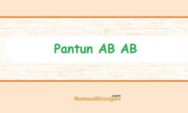 Detail Contoh Pantun Kanak Kanak 4 Baris Nomer 36