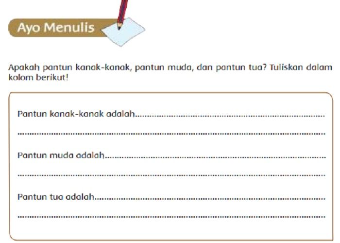 Detail Contoh Pantun Kanak Kanak Muda Dan Tua Nomer 2