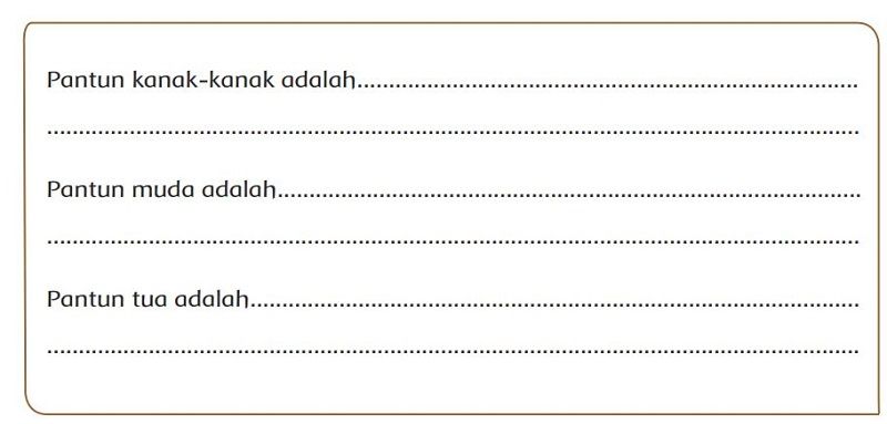 Detail Contoh Pantun Kanak Kanak Muda Dan Tua Nomer 8