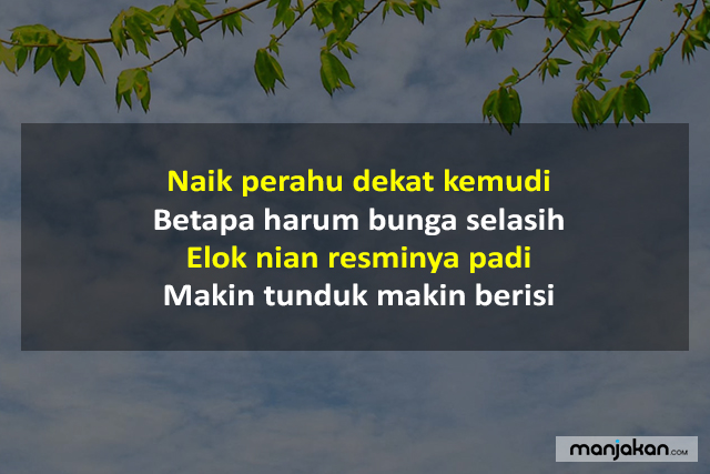 Detail Contoh Pantun Kiasan Nomer 5