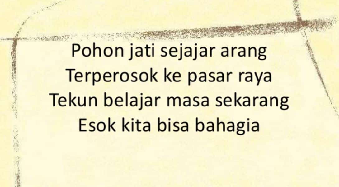 Detail Contoh Pantun Lama Nomer 12