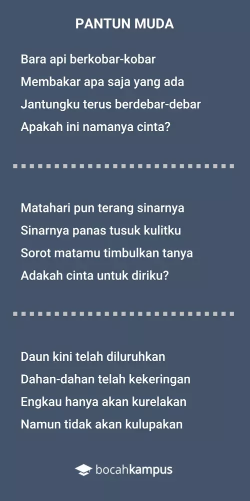 Contoh Pantun Muda - KibrisPDR