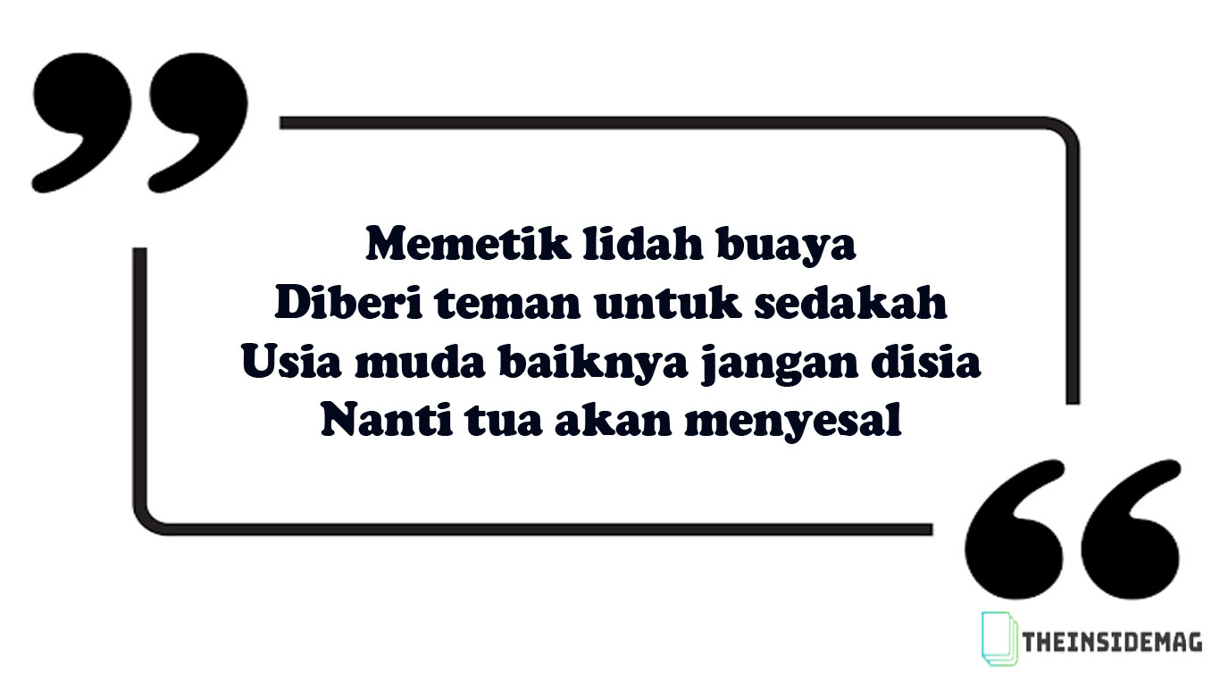 Detail Contoh Pantun Orang Muda Nomer 21