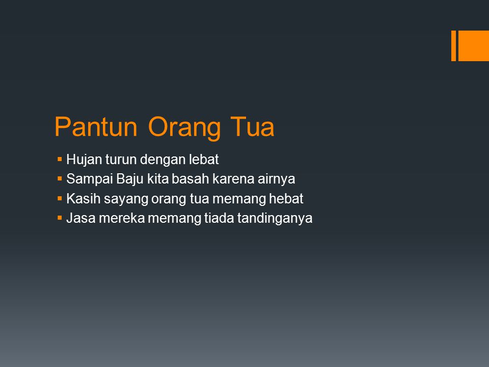 Detail Contoh Pantun Orang Tua Nomer 24