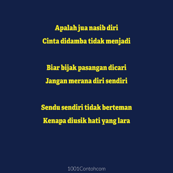 Detail Contoh Pantun Orang Tua Nomer 44