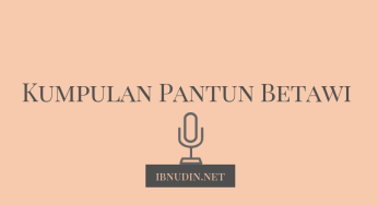 Detail Contoh Pantun Palang Pintu Nomer 35