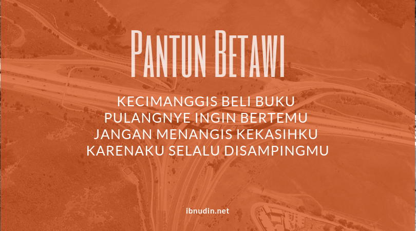 Detail Contoh Pantun Palang Pintu Nomer 7