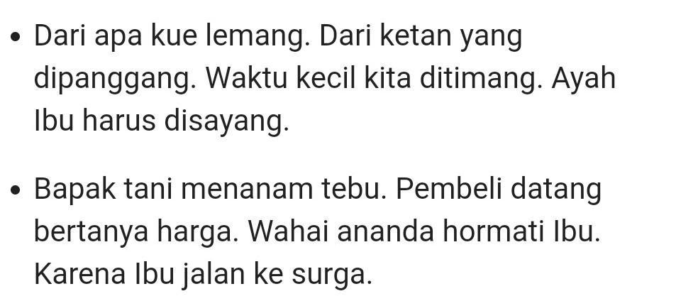 Detail Contoh Pantun Syair Nomer 22