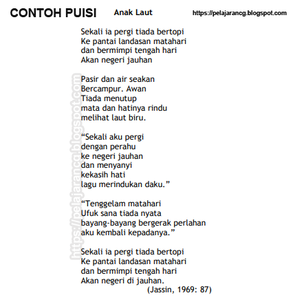 Detail Contoh Pantun Syair Nomer 52