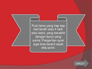 Detail Contoh Pantun Syair Nomer 8