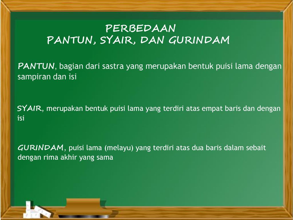 Detail Contoh Pantun Syair Dan Gurindam Nomer 15