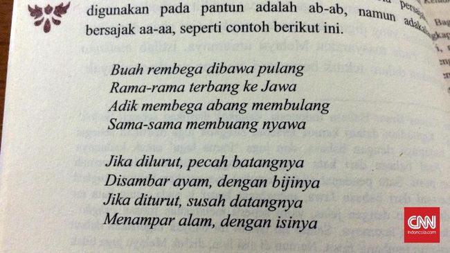 Detail Contoh Pantun Yang Bersajak Ab Ab Nomer 17