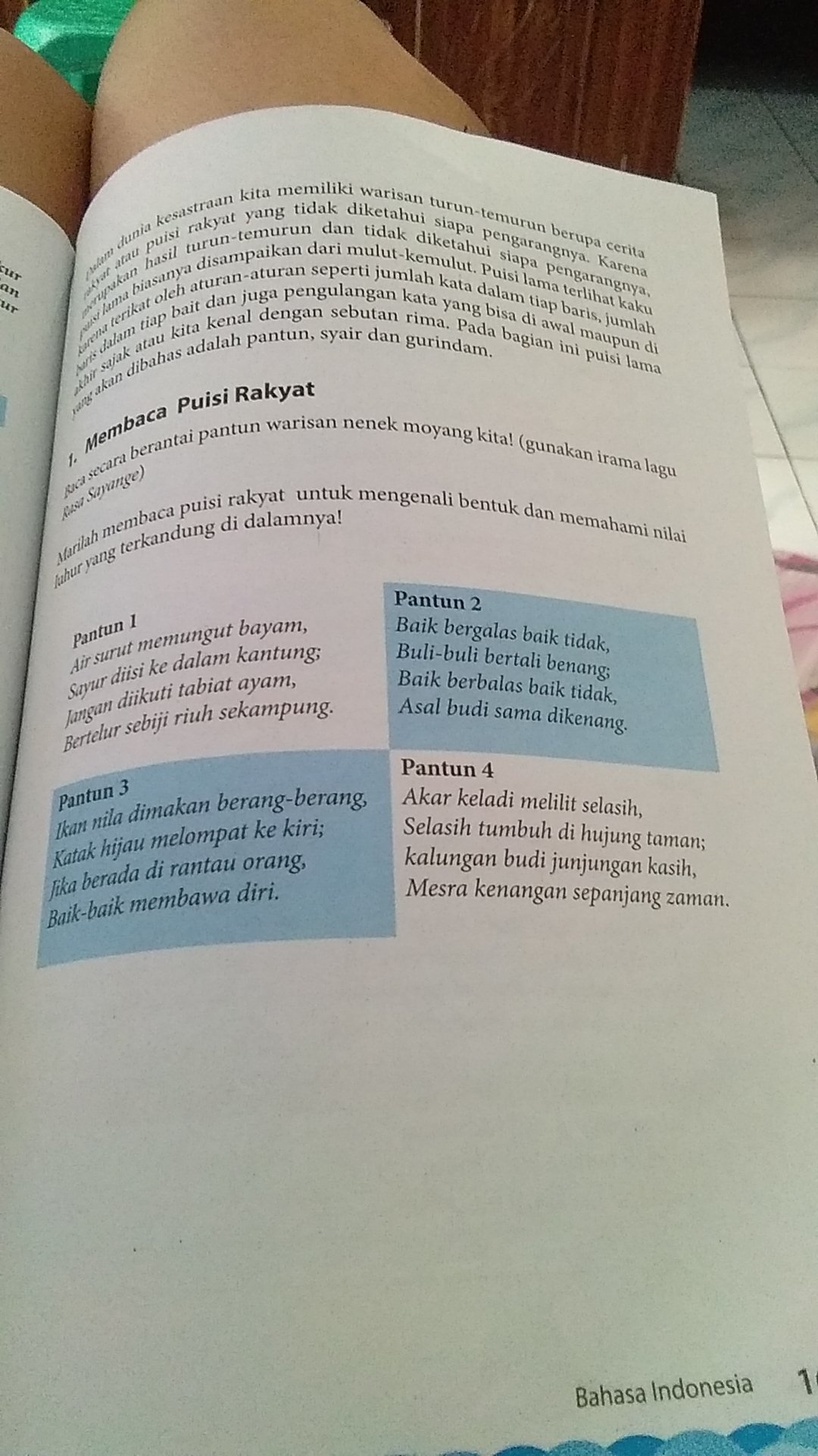 Detail Contoh Pantun Yang Bersajak Ab Ab Nomer 46