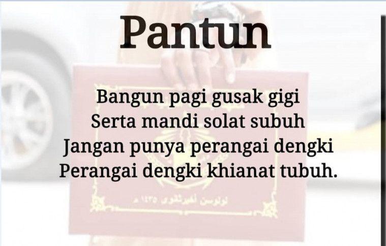 Detail Contoh Pantun Yang Isinya Menggambarkan Kondisi Tubuh Yang Sehat Nomer 7