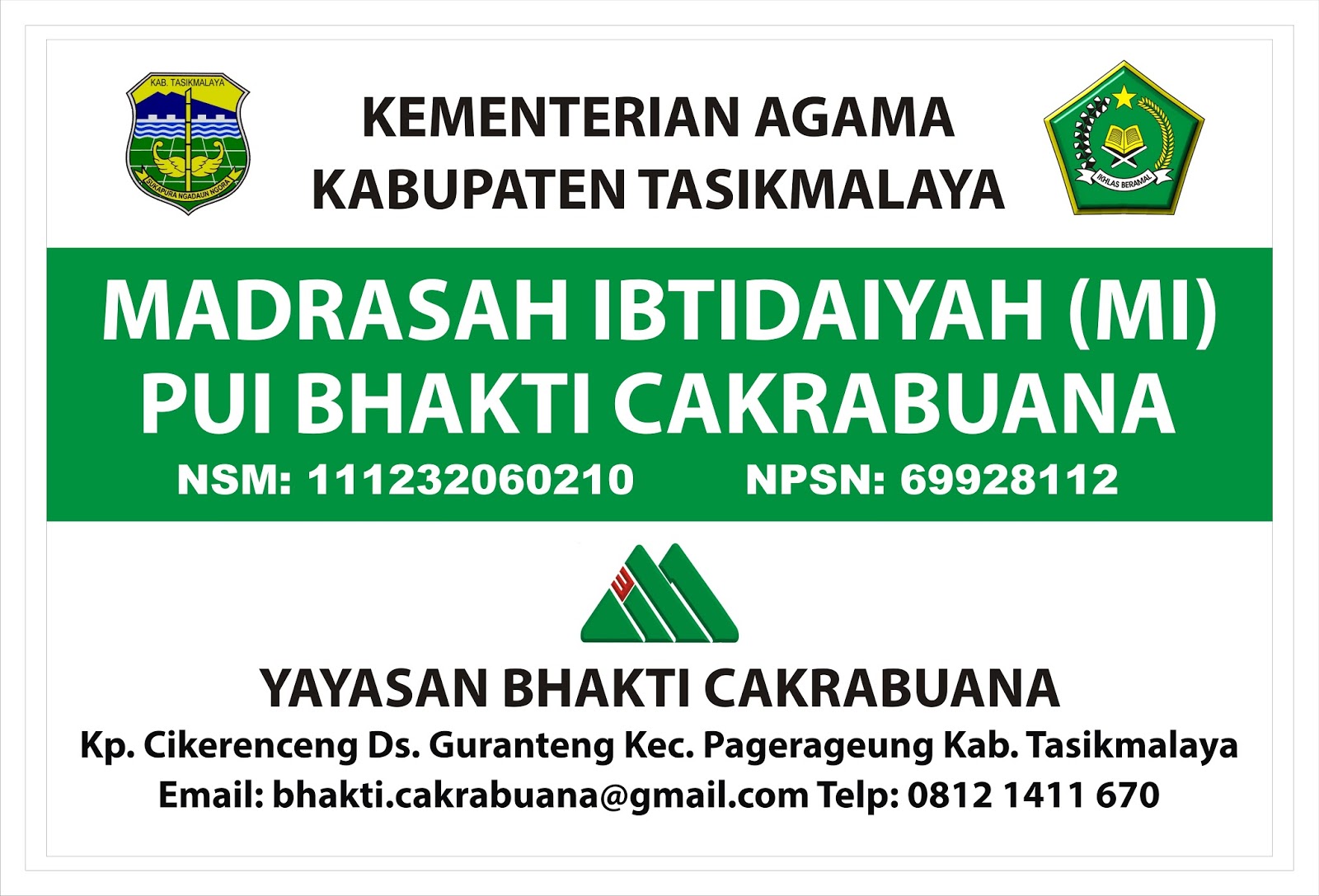 Detail Contoh Papan Nama Tpq Nomer 27