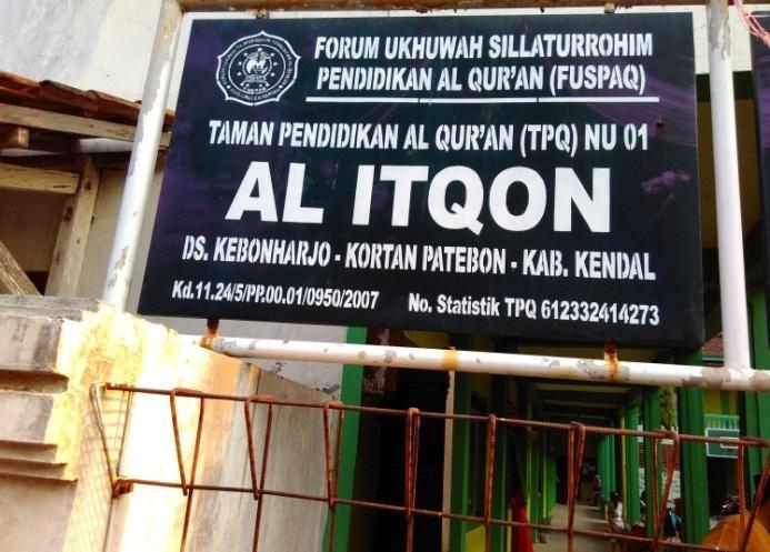 Detail Contoh Papan Nama Tpq Nomer 28