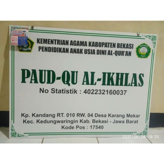 Detail Contoh Papan Nama Tpq Nomer 35