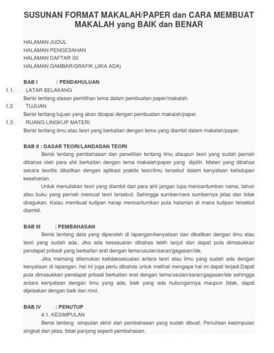 Contoh Paper Yang Sudah Jadi - KibrisPDR