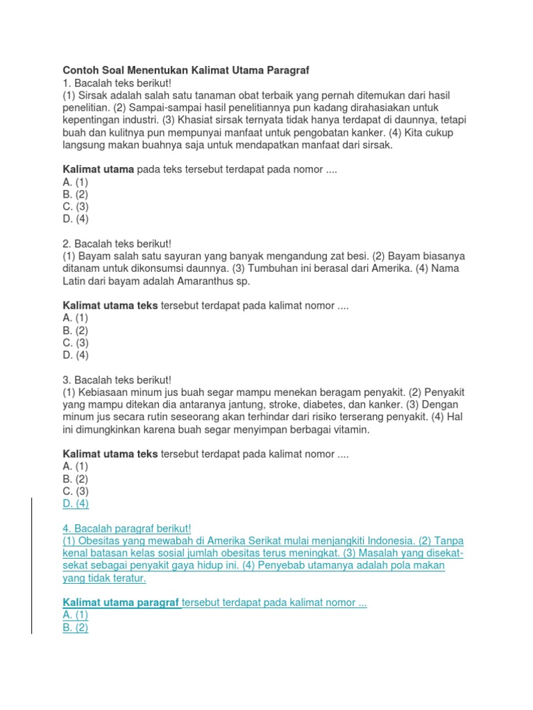 Detail Contoh Paragraf Tanpa Kalimat Utama Nomer 35