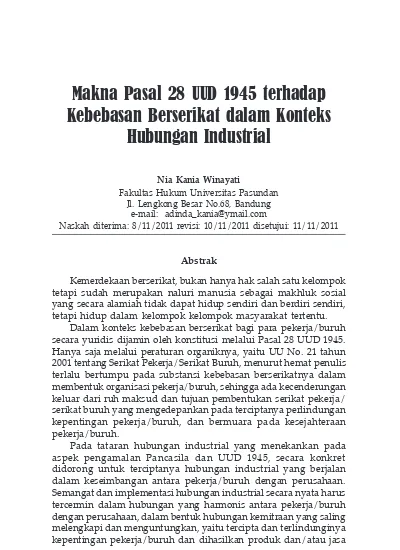 Detail Contoh Pasal 28 Nomer 50