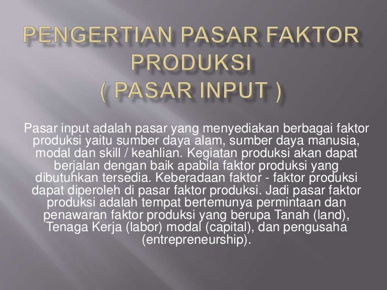 Detail Contoh Pasar Input Nomer 15