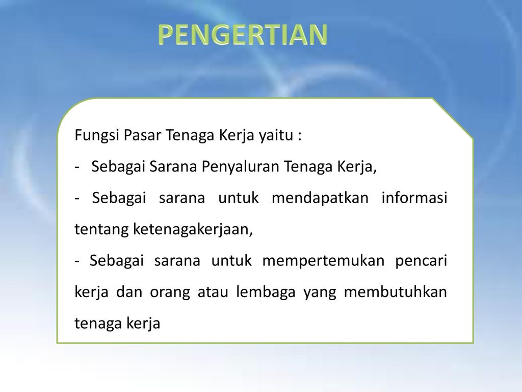 Detail Contoh Pasar Tenaga Kerja Nomer 18