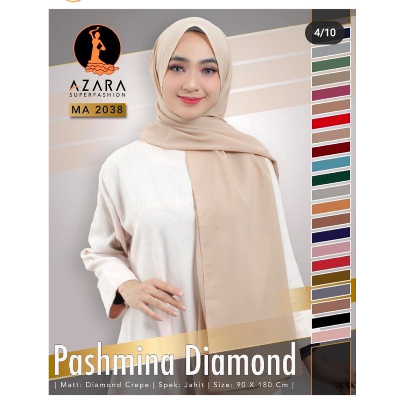 Detail Contoh Pashmina Diamond Nomer 45