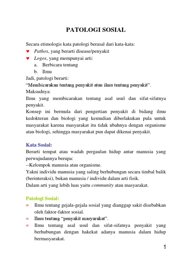 Detail Contoh Patologi Sosial Nomer 4