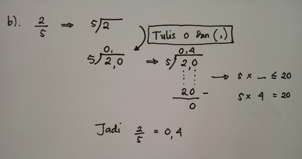Detail Contoh Pecahan Desimal Nomer 40